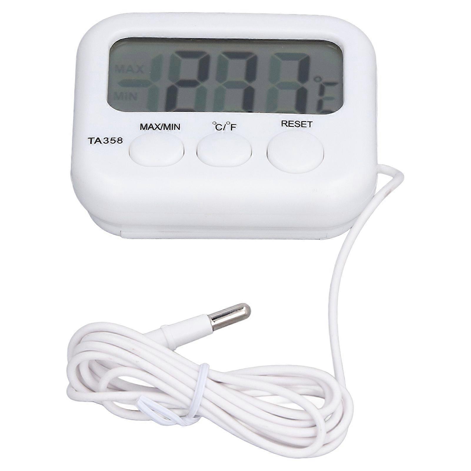 Water Thermometer LCD Digital Display Temperature Measuring Tool for Fish Tank Aquarium