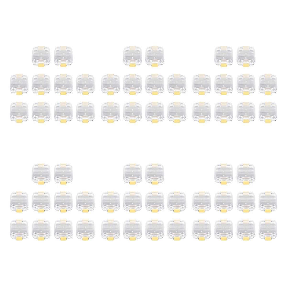 10Pcs Plastic Denture Tooth Box