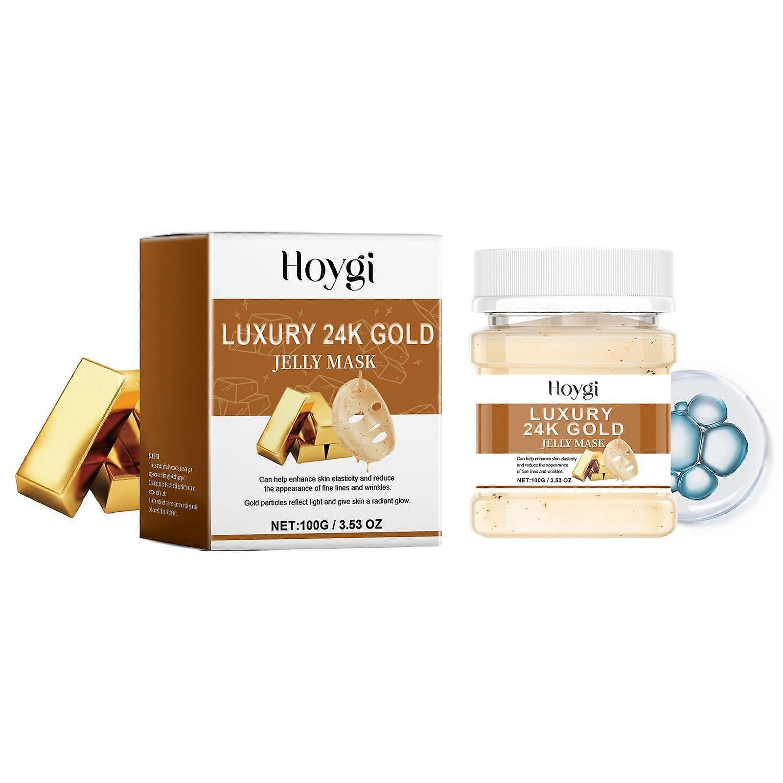 Hoygi 24k Gold Hydrating Mask Powder Hydrates And Firming Skin Repair Hydrating Translucent Anti-Wrinkle Moisturizing Powder