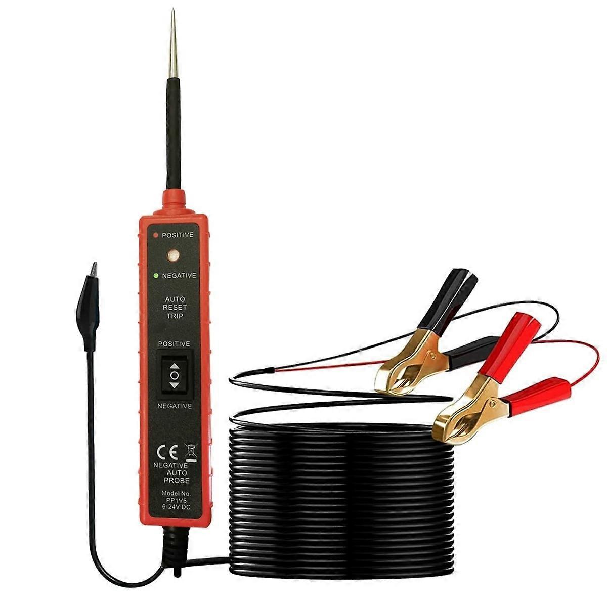 Automotive Power Circuit Tester Kit, 6V-24V DC, with Test Light, Short Circuit Finder, Fuse & Polarity Tester, Overload Protection for Car Electrical