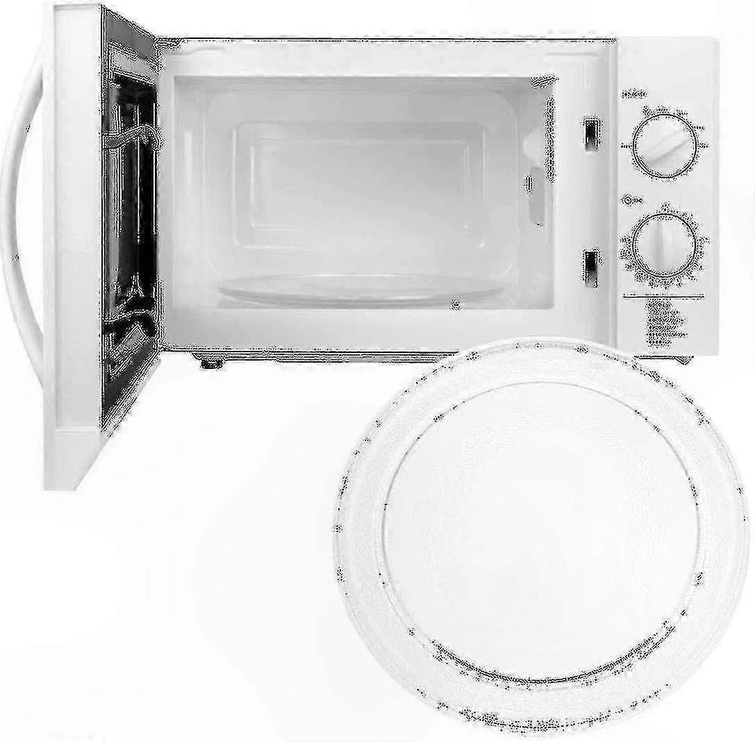 Universal Microwave Turntable Glass Plate with Support, 245mm/9.65in Diameter