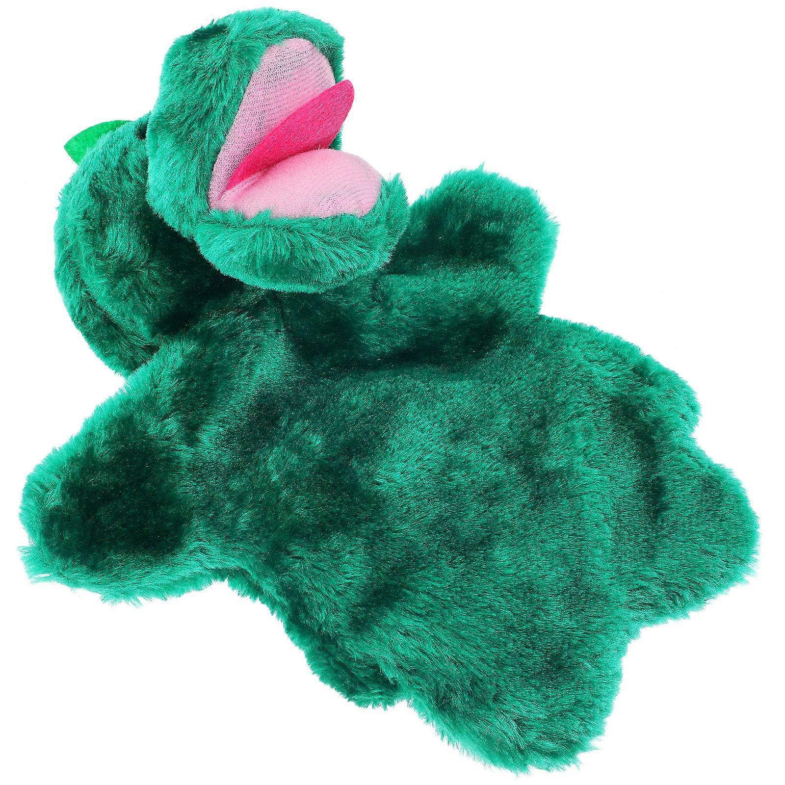 Hand Puppets Plush Dinosaur Toy for Decor Sky-Blue Cuddly Plush