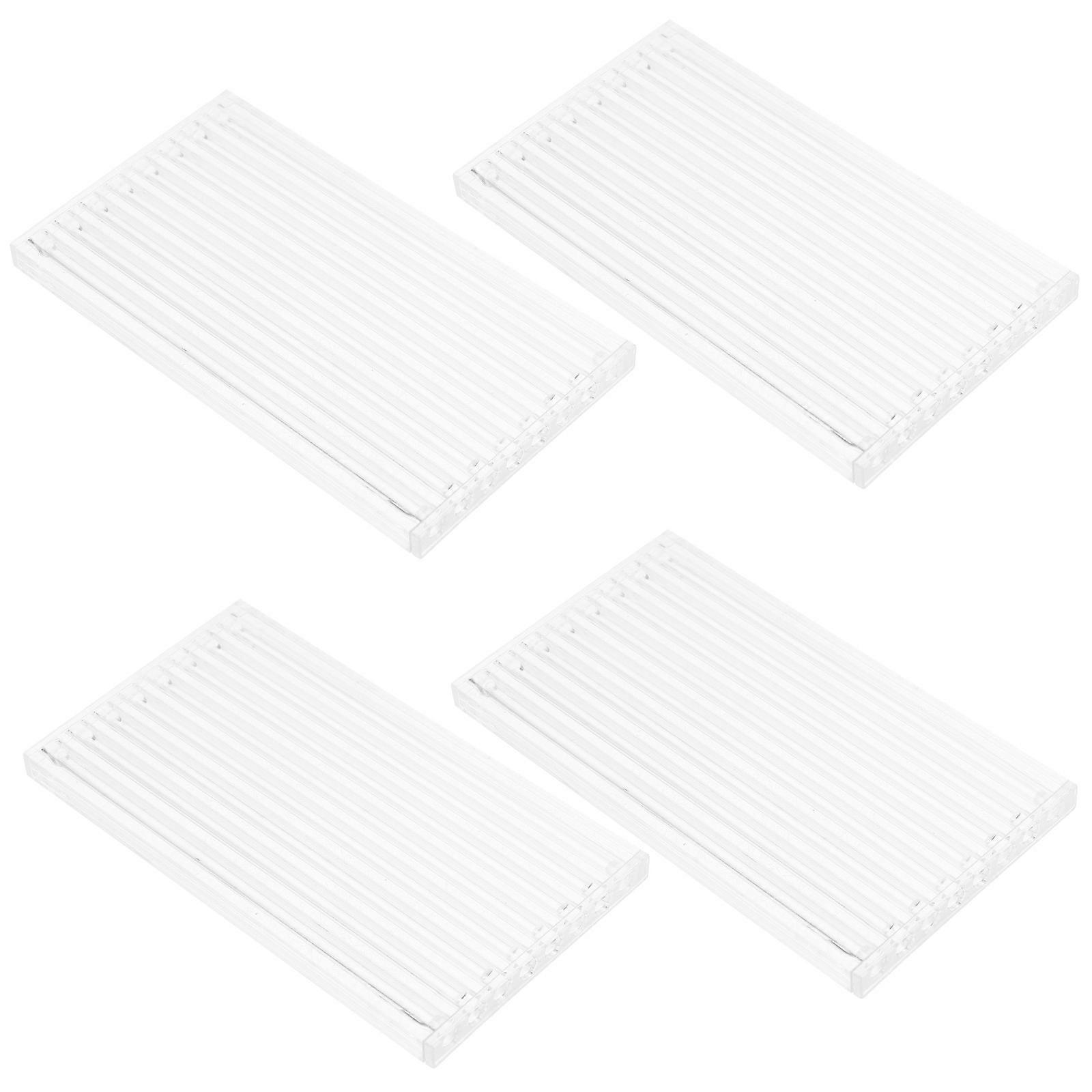 Clear Plastic Incense Storage Tubes for Storage 16Pcs Pack