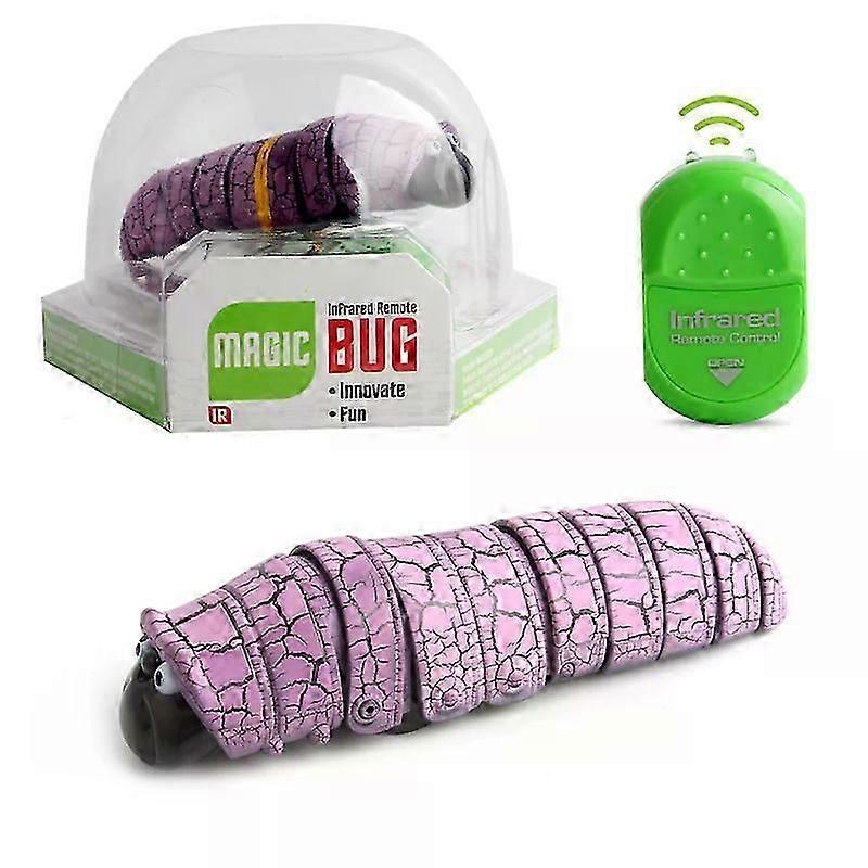 Electric Caterpillar Remote Control Toy With Infrared Remote Control Ghost Bug Spoof Reptiles Kids Adults Party Prank Toy