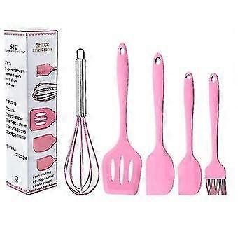 Silicone Spatula Set 5 Pcs Non-stick Rubber Spatula Set With StainlSteel Core Heat-resistant Kitchen Set