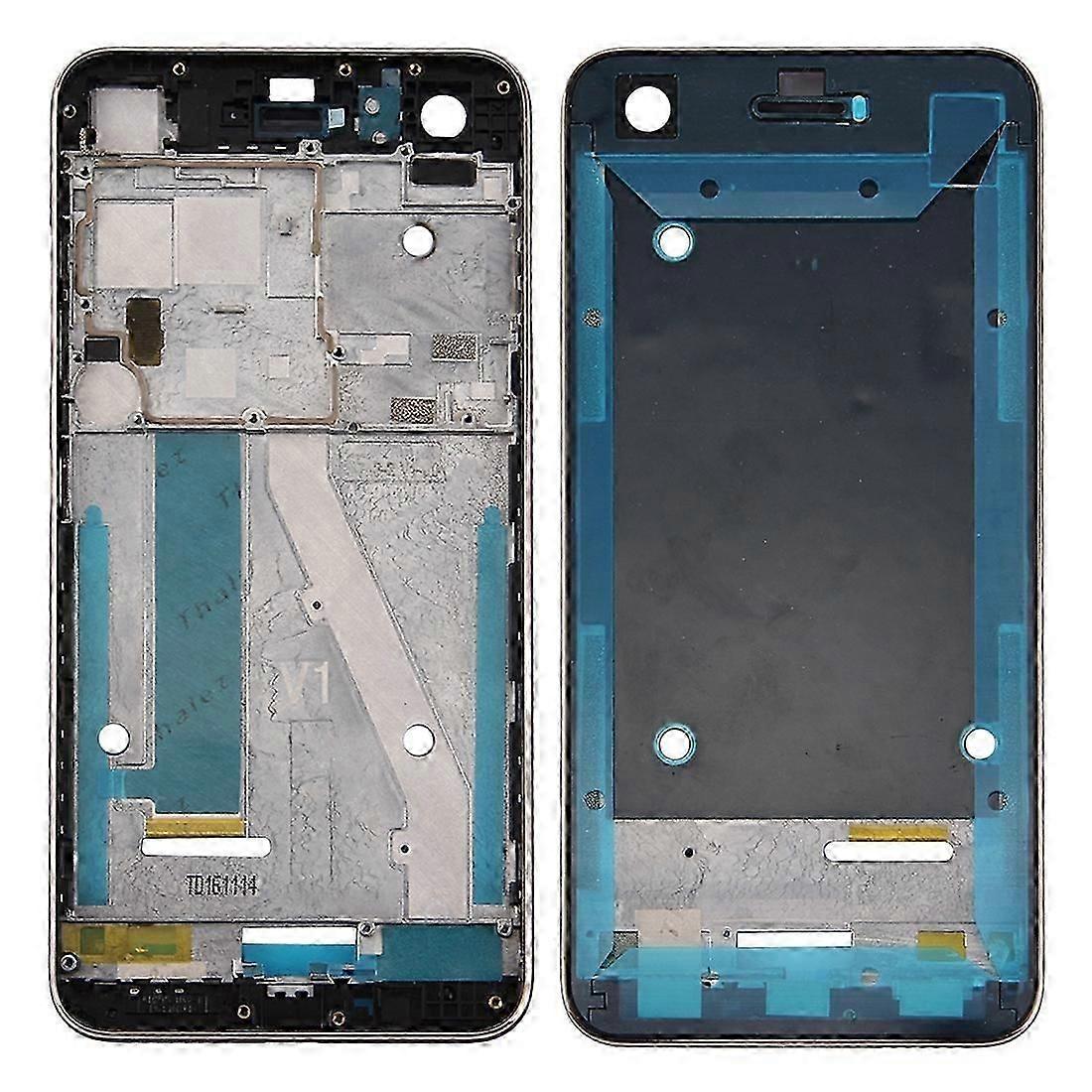 Front Housing LCD Frame Bezel Plate for HTC Desire 10 Pro(Black)
