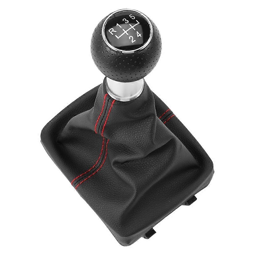 5 Speed Gear Stick Shift Knob 6Q1711113 for 9N 9N2 9N3 Gear Shift Knob Lever Shifter Gaiter Boot Accessories