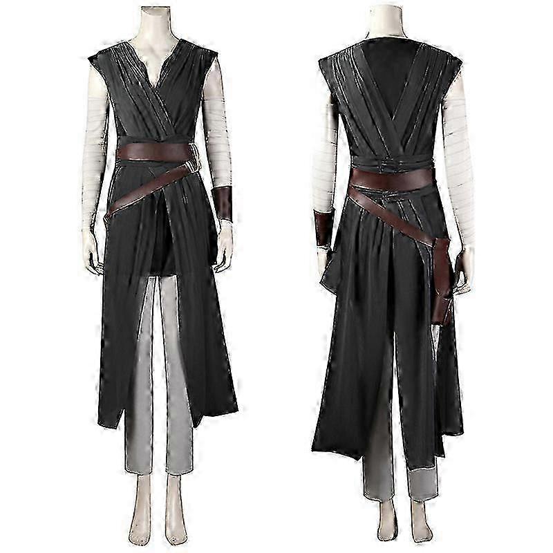 25-26 Black Rey Cosplay Costumes Full Set Halloween Carnival Party Fancy Dress For Women