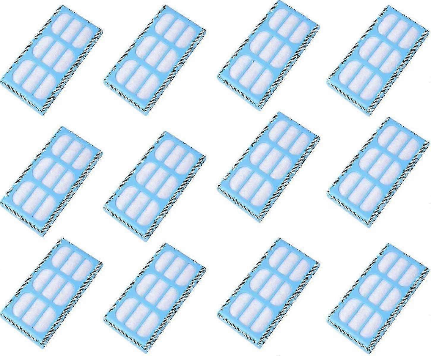 Replacement Filters, 12 Pack for Cat Dog Water Fountain Multi-Layer Filtration