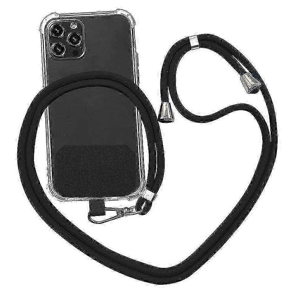 With Adjustable Nylon Neck Strap  red Mobile Phone Lanyard