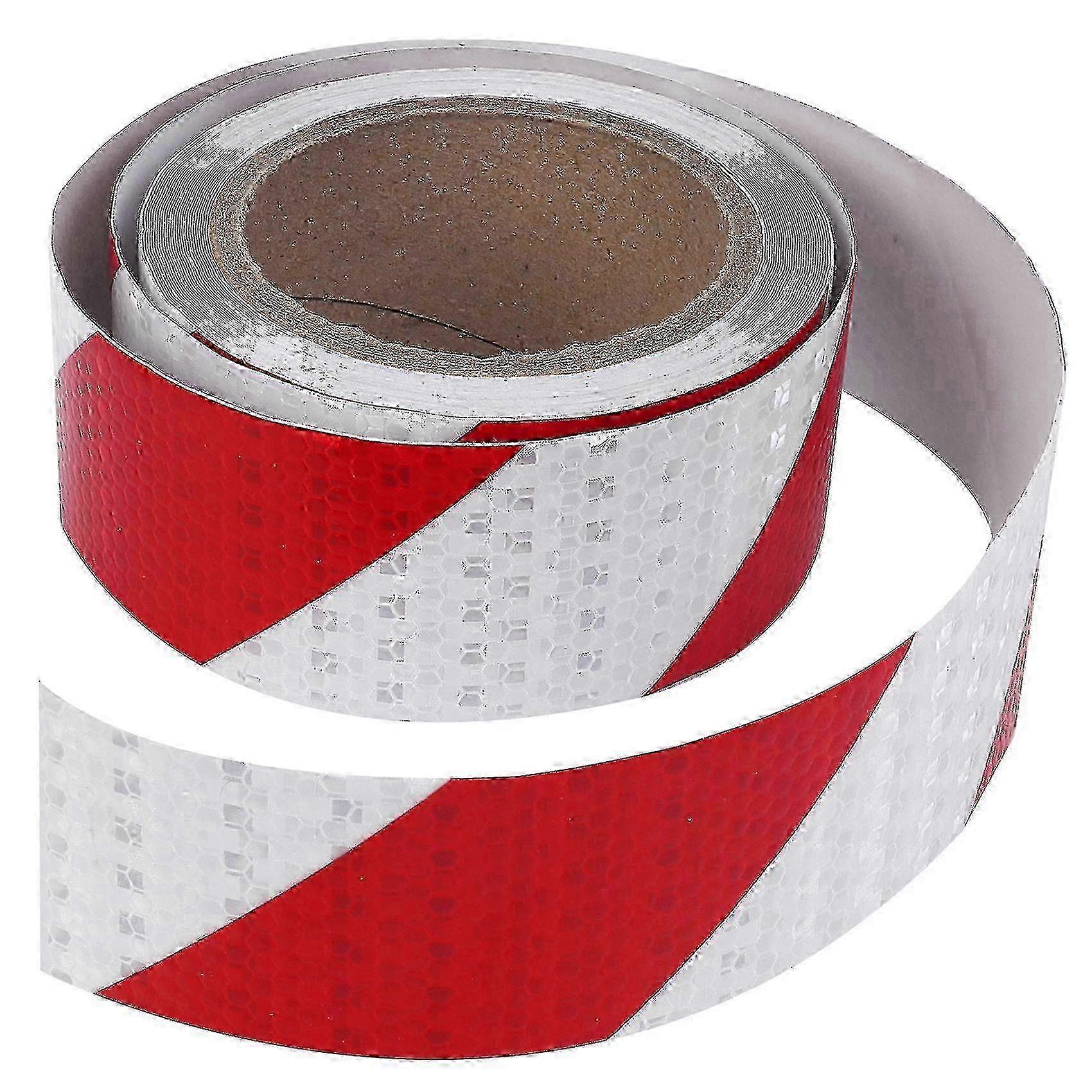 Reflective Safety Warning Tape 10m x5cm Self-Adhesive, High Visibility Hazard Caution for Traffic