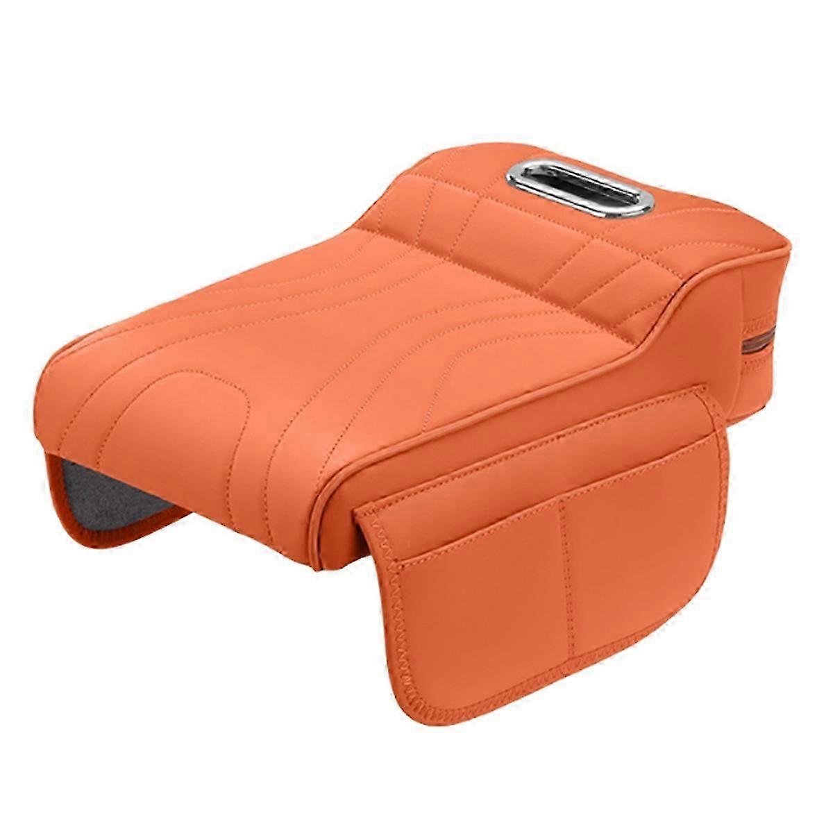 Car Center Console Armrest Cushion Arm Rest Box Pad Side Extension Cushion with Tissue Box Organizer