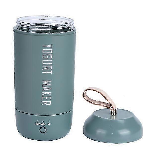 Multifunction Fully Automatic Mini Portable Yogurt Maker USB Rechargeable Yogurt Machine (Green)