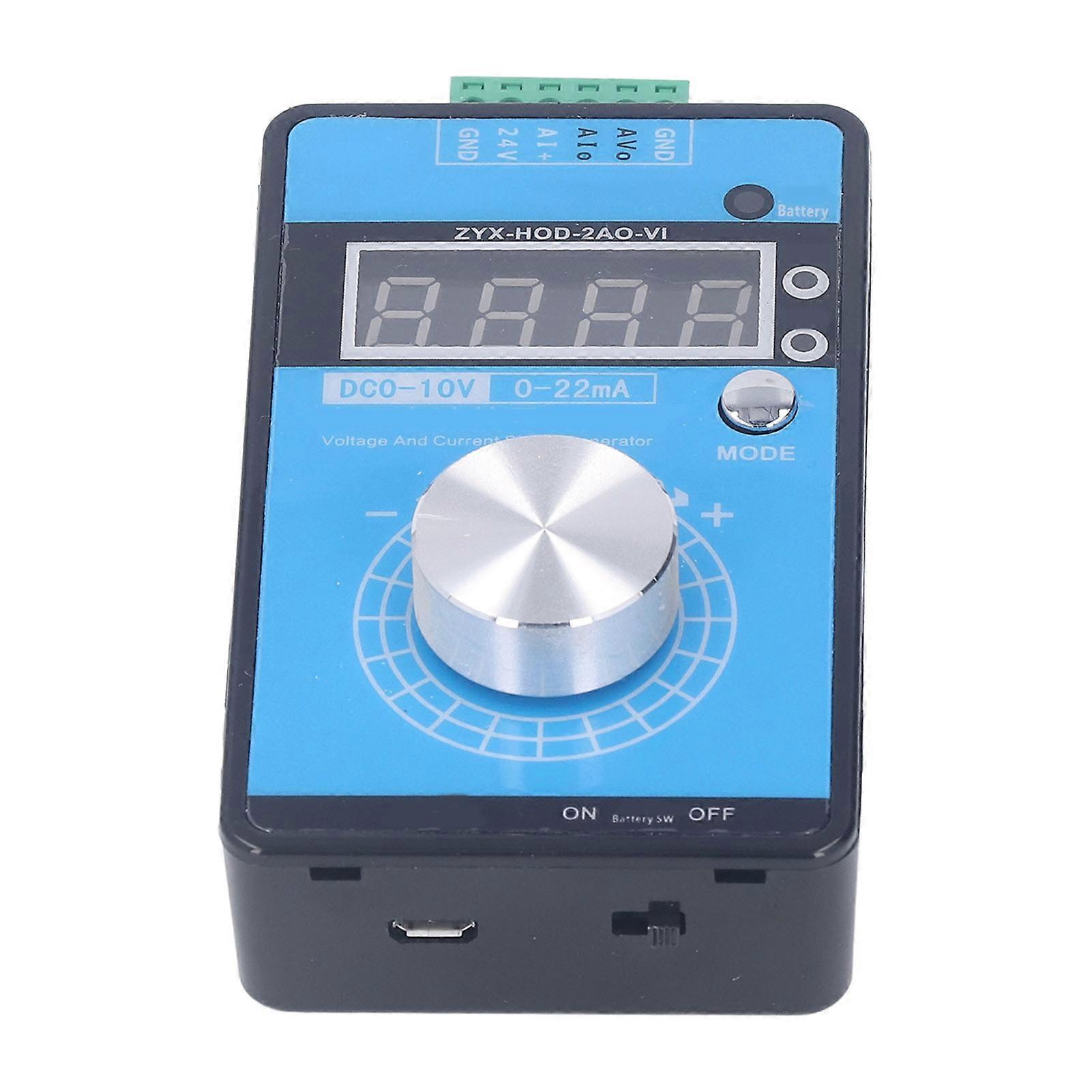 Current Voltage Signal Generator DC 0‑10V 0‑22mA Output Analog Simulator DC 24V Power Supply 