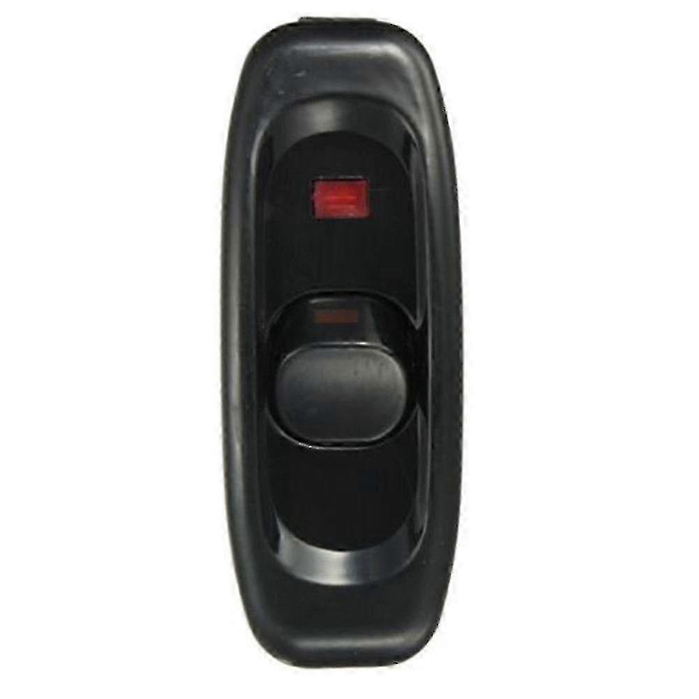 1Pcs Bedside Lamp Switch AC 110-250V 10A Inline ON/OFF Table Desk Lamp Cord Cable Switch with LED Indicator Light