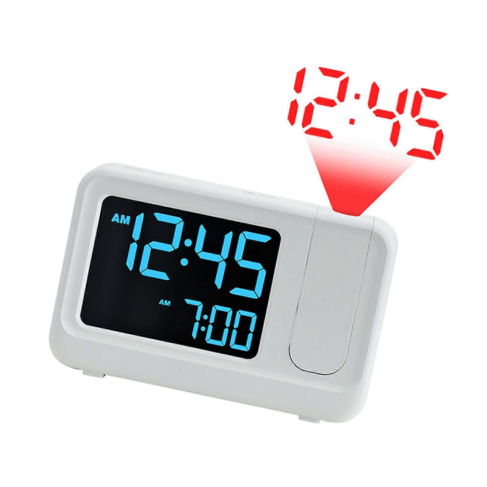 Space Saving Digital Clock With Environment Light Adaptation And Quiet Operating Mechanism Multicolor