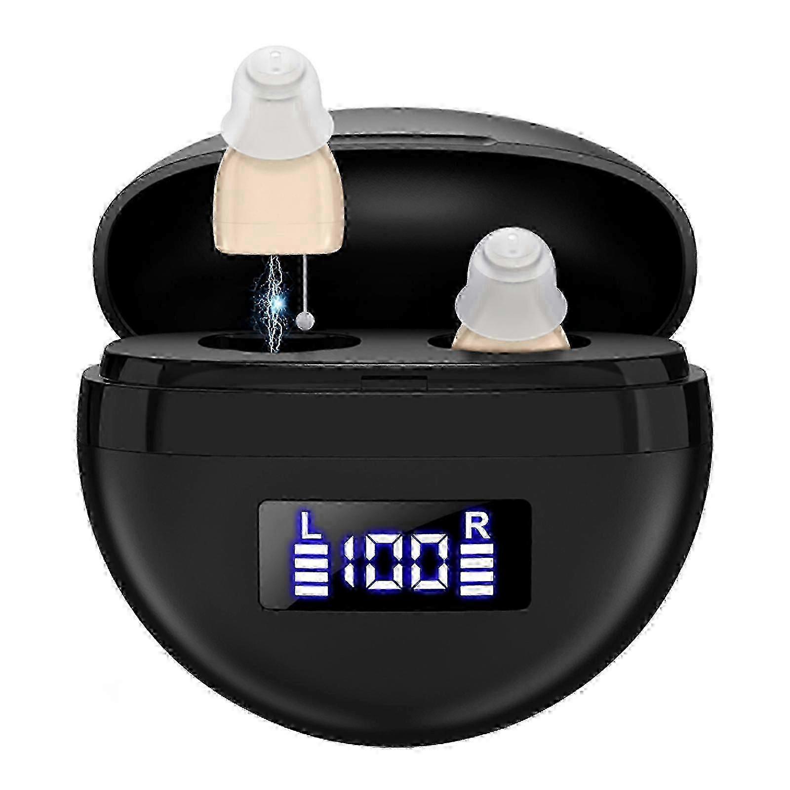 Invisible Rechargeable Digital Hearing Aids For Elderly People With Sound Amplification And Noise Reduction miao2