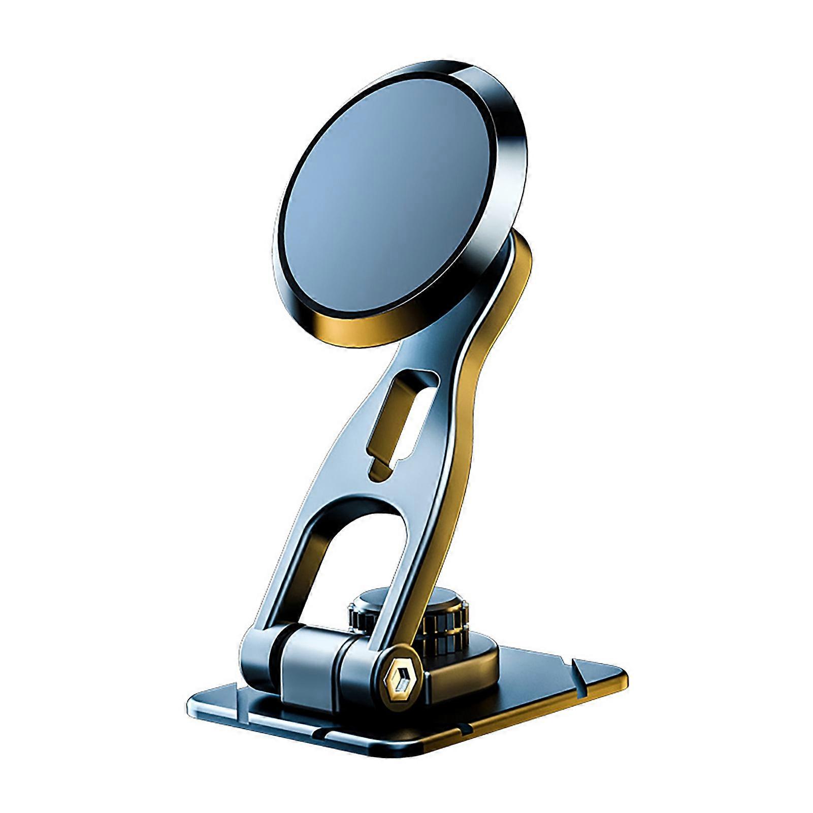 Folding phone mount for car central console with stand