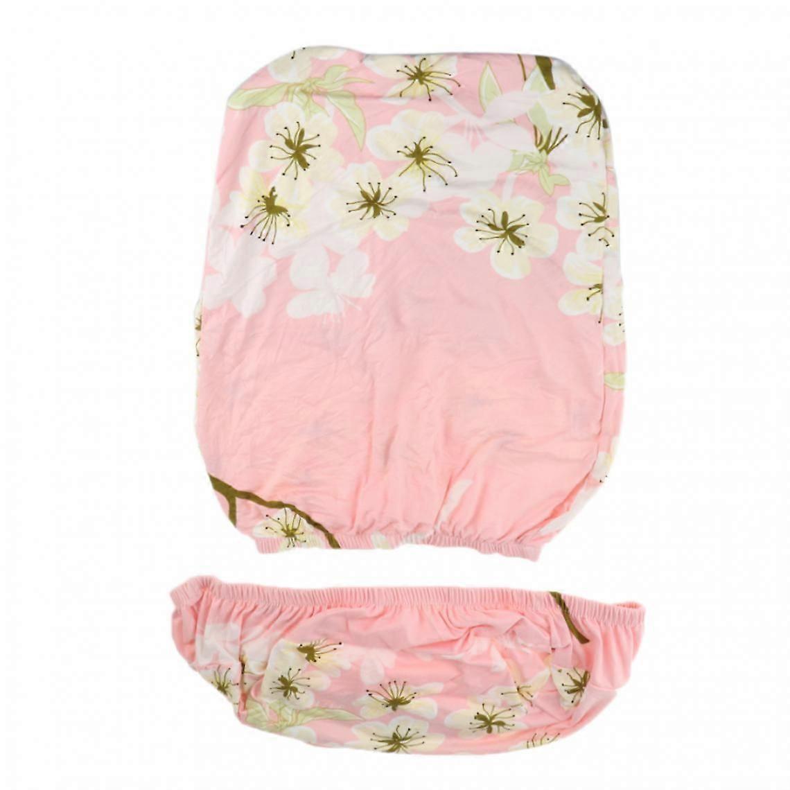 دنة تمتد النسيج مكتب كرسي الكمبيوتر غطاء ، وردي