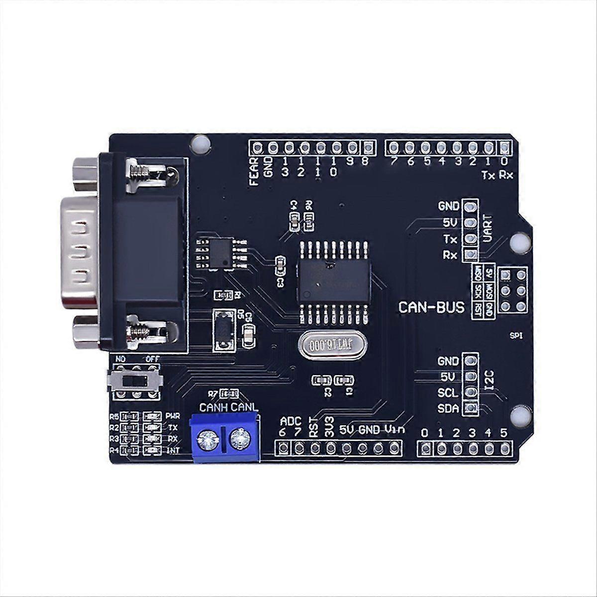 MCP2515 Can Bus Shield Development Board SPI 9 Pins Standard Sub-D CAN BUS Shield Controller for