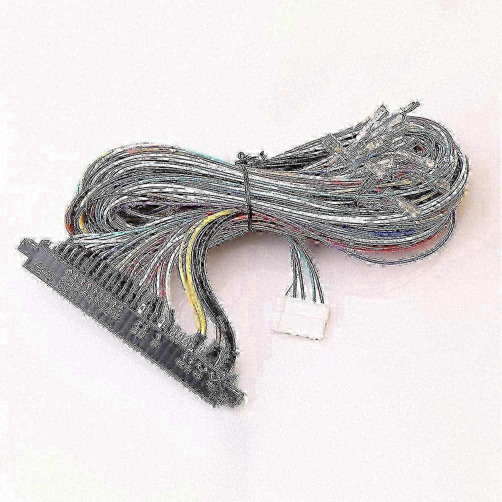 Jamma Harness Cabinet Wire with 5, 6 Action Button Wires/Jamma 28 Pin with 5,6 Buttons Wires for Arcade Game Machine DS