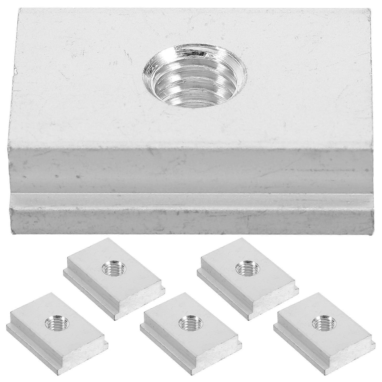 Kayak Fixed Block Aluminum Adapter for Kayak Fixing Slide Block 6Pcs