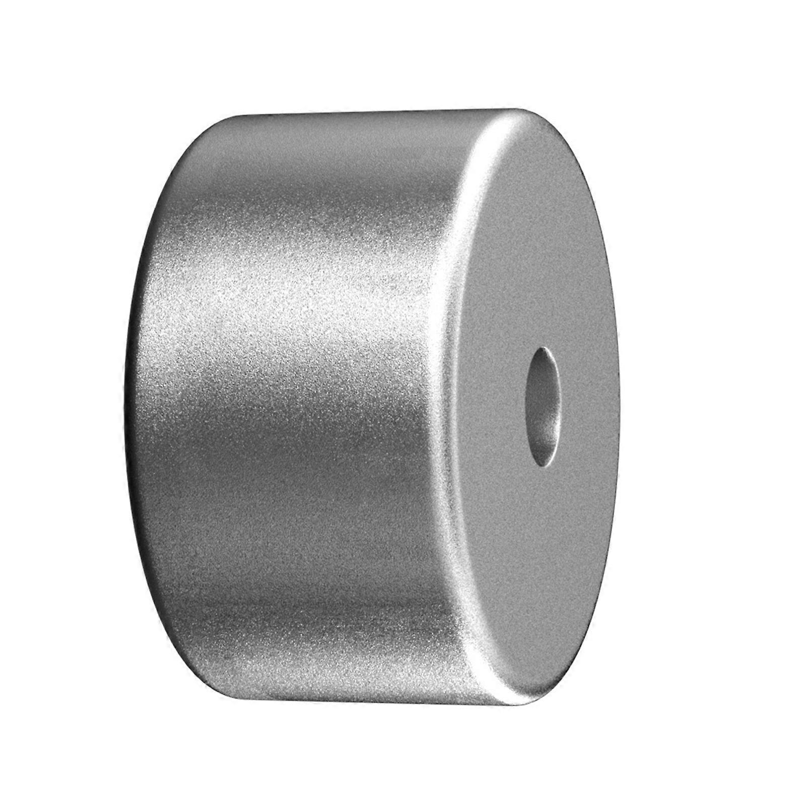 Turntable Accessory For Large Center Aluminum Adapter Reduces Multiple Color Quick Installation Solution  Silver