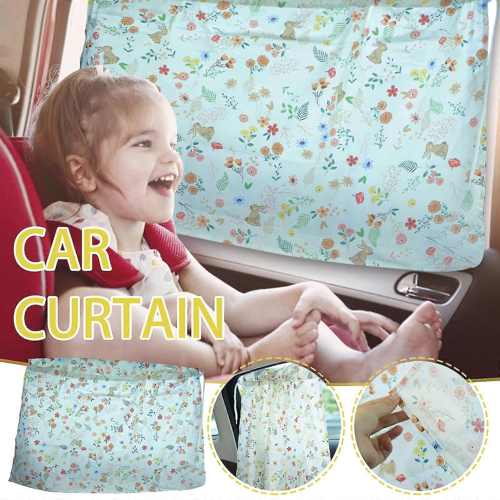 Small Fresh Broken Flower Shade Turtle Leaf Automobile Light Curtain