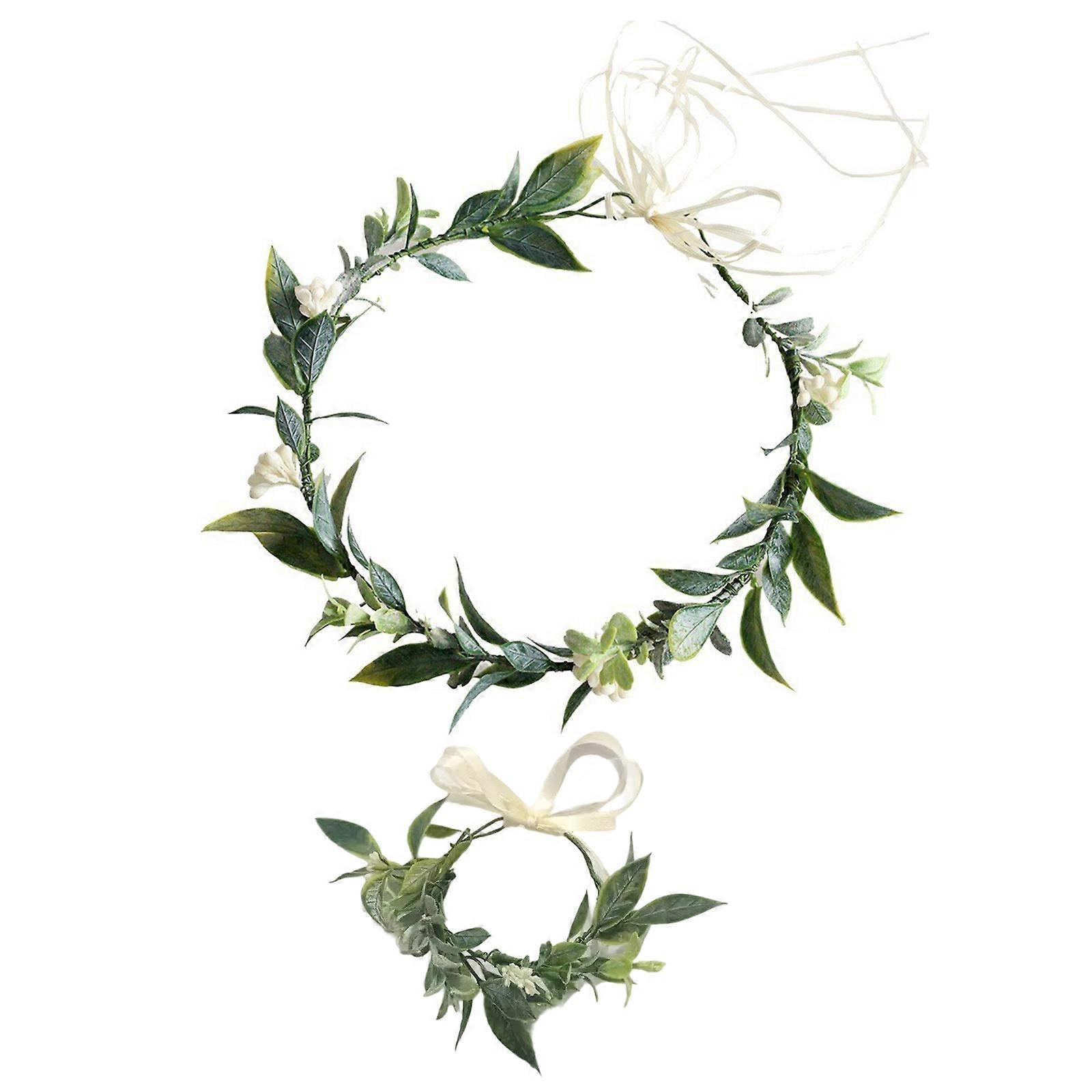 Couronne de fleurs multicolore pour mariée