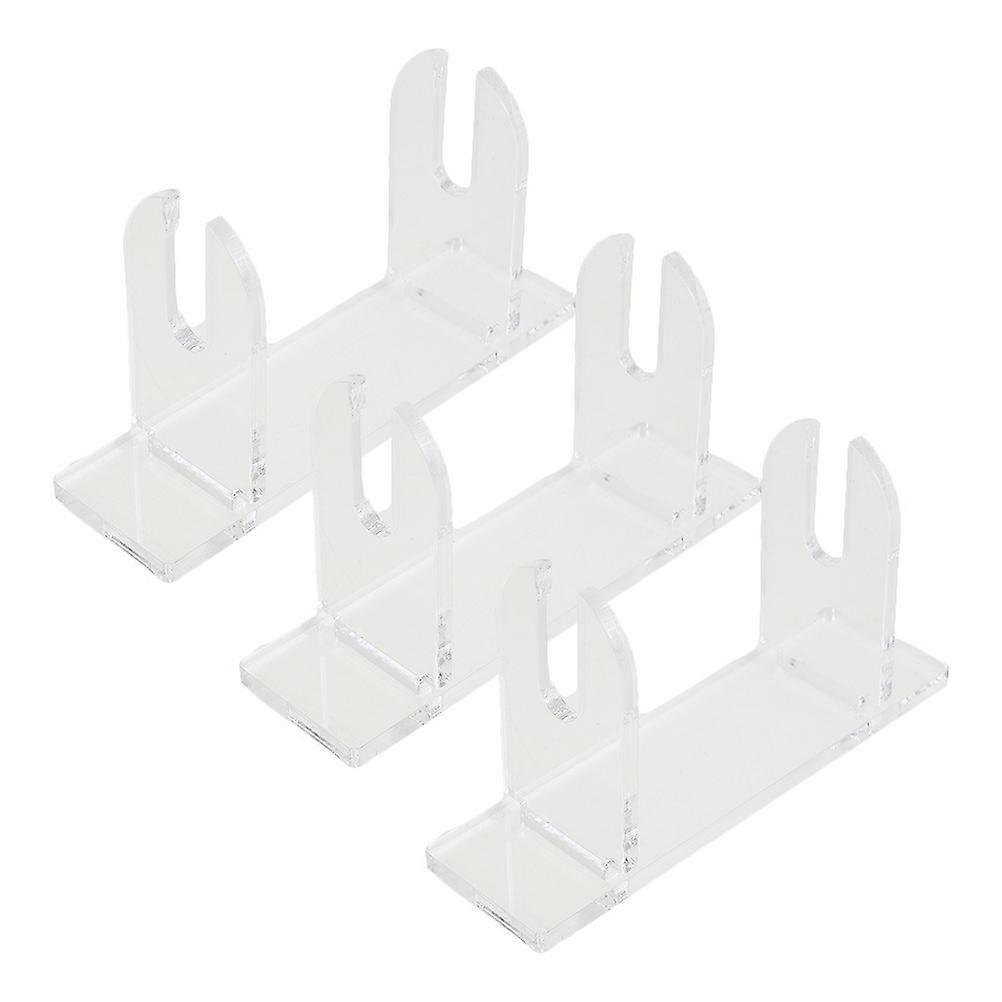 Acrylic Fan Display Stand Holder for Display 3Pcs Clear Fan Base