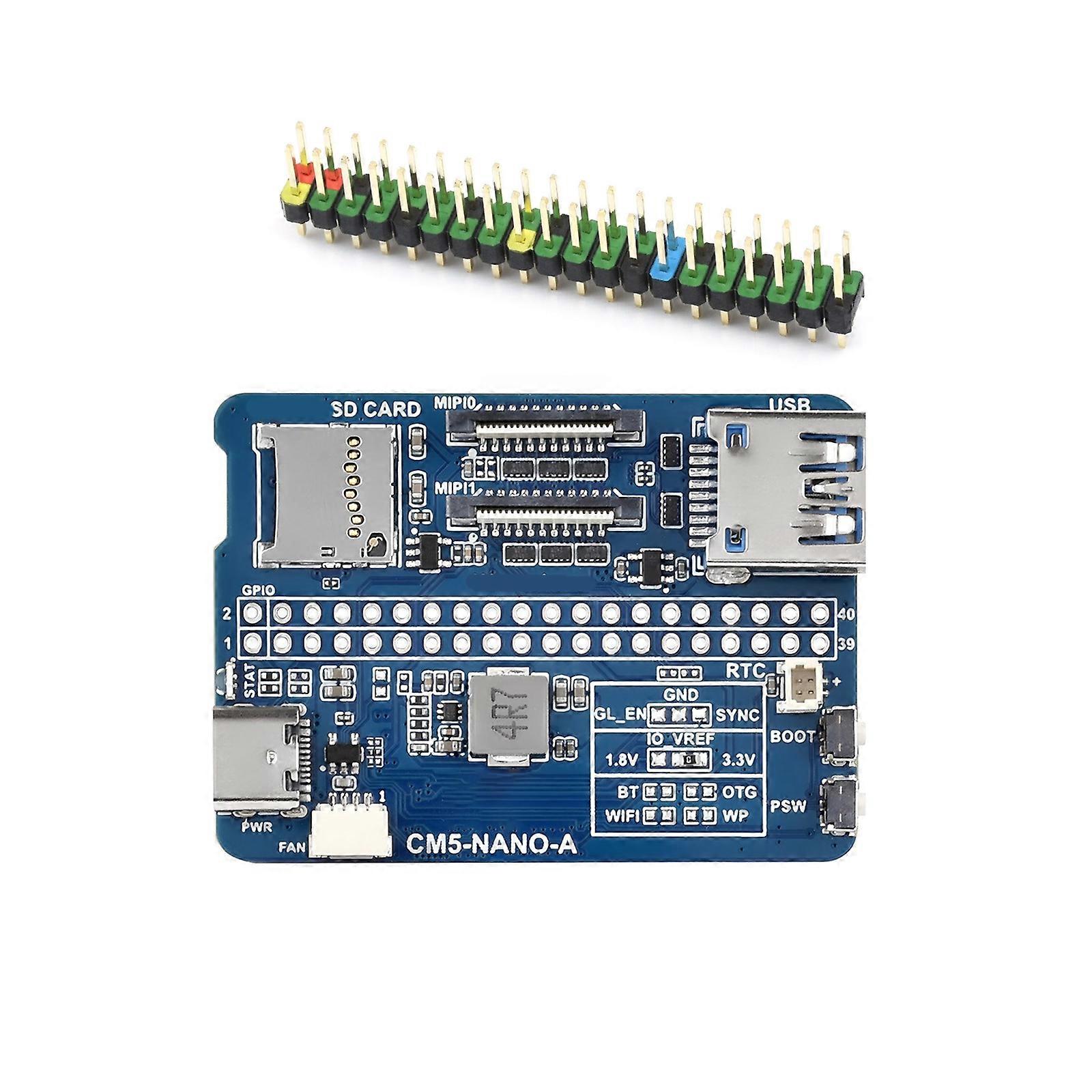 For CM5 Base Board (A)  Expansion Board for Compute Module 5 for Educational and Training Projects Multicolor