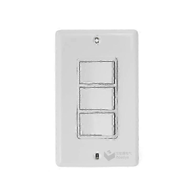 Replacement FV-WCSW41-W EcoSwitch 4-Function On/Off Wall Switch,110v Wall - 15A Light and Fan Switch-White