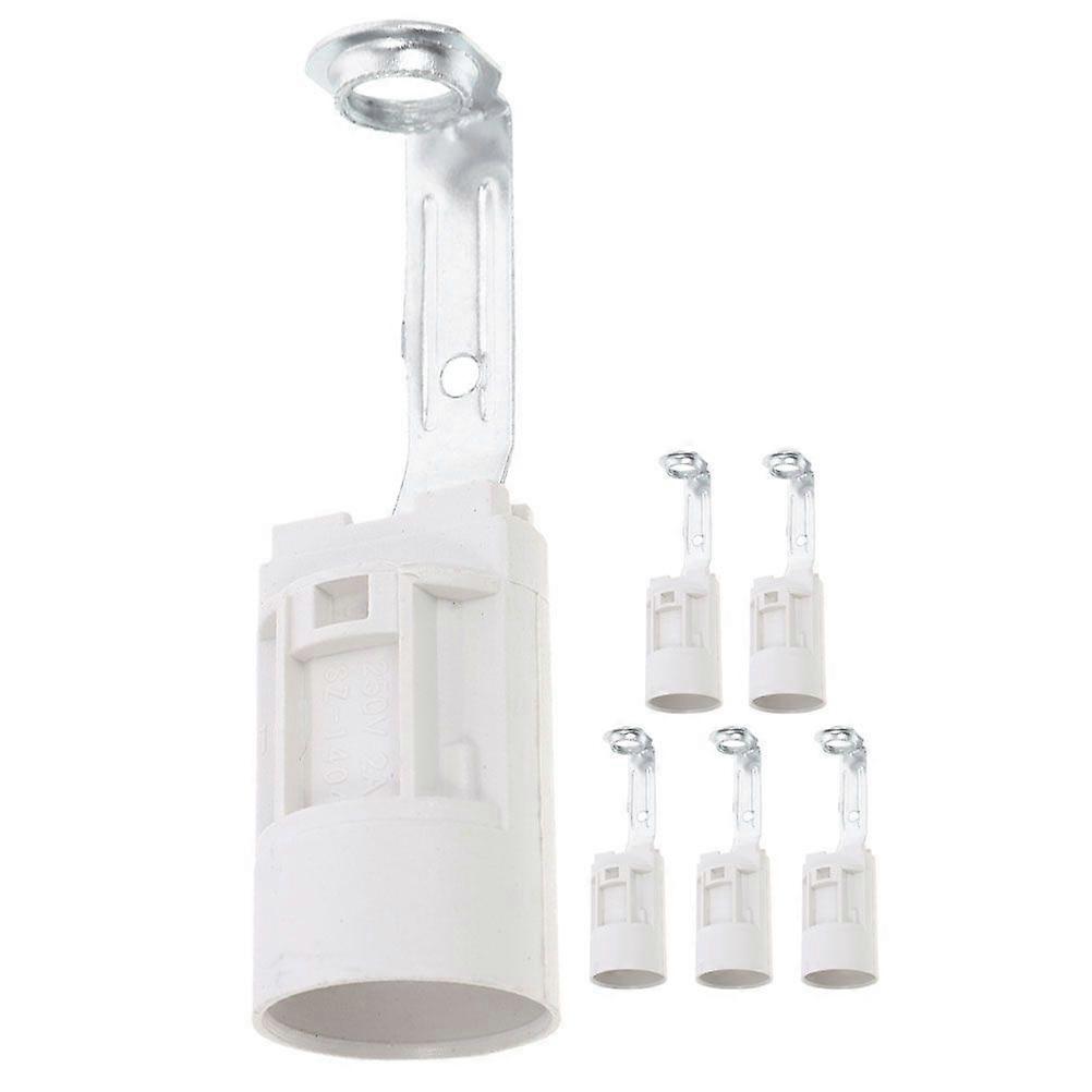 6pcs  Light Bulb Lamp Holder Lamp Pendant Socket Ceiling Lamp Socket E14 Lamp Supply