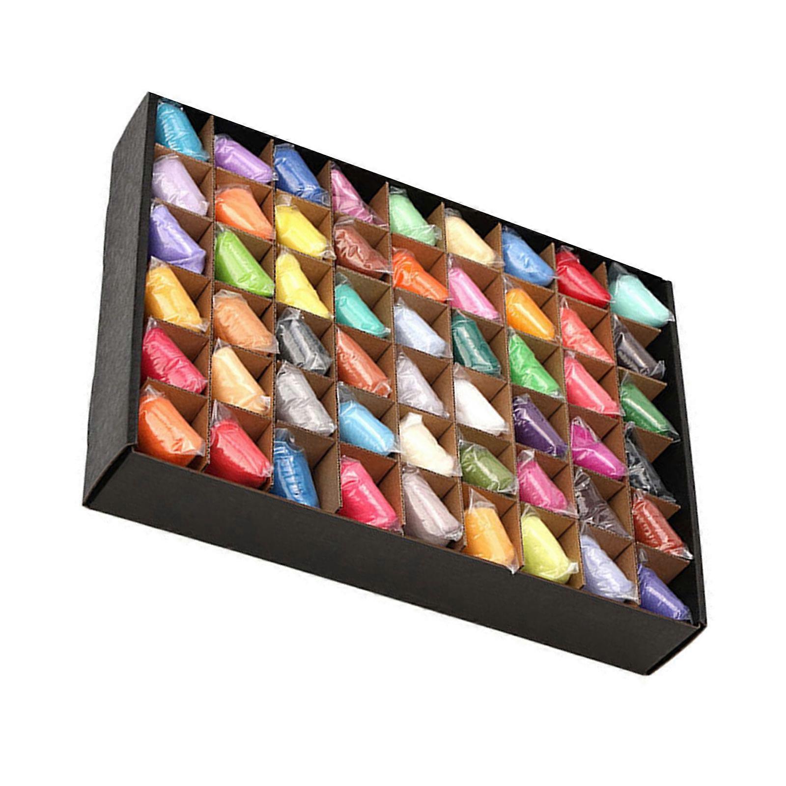 Needle Felting Starter Kits Colorful Wools Roving Set Wools Felt Tools with Needle Pliers Felting Supplies for DIYs Craft Multicolor