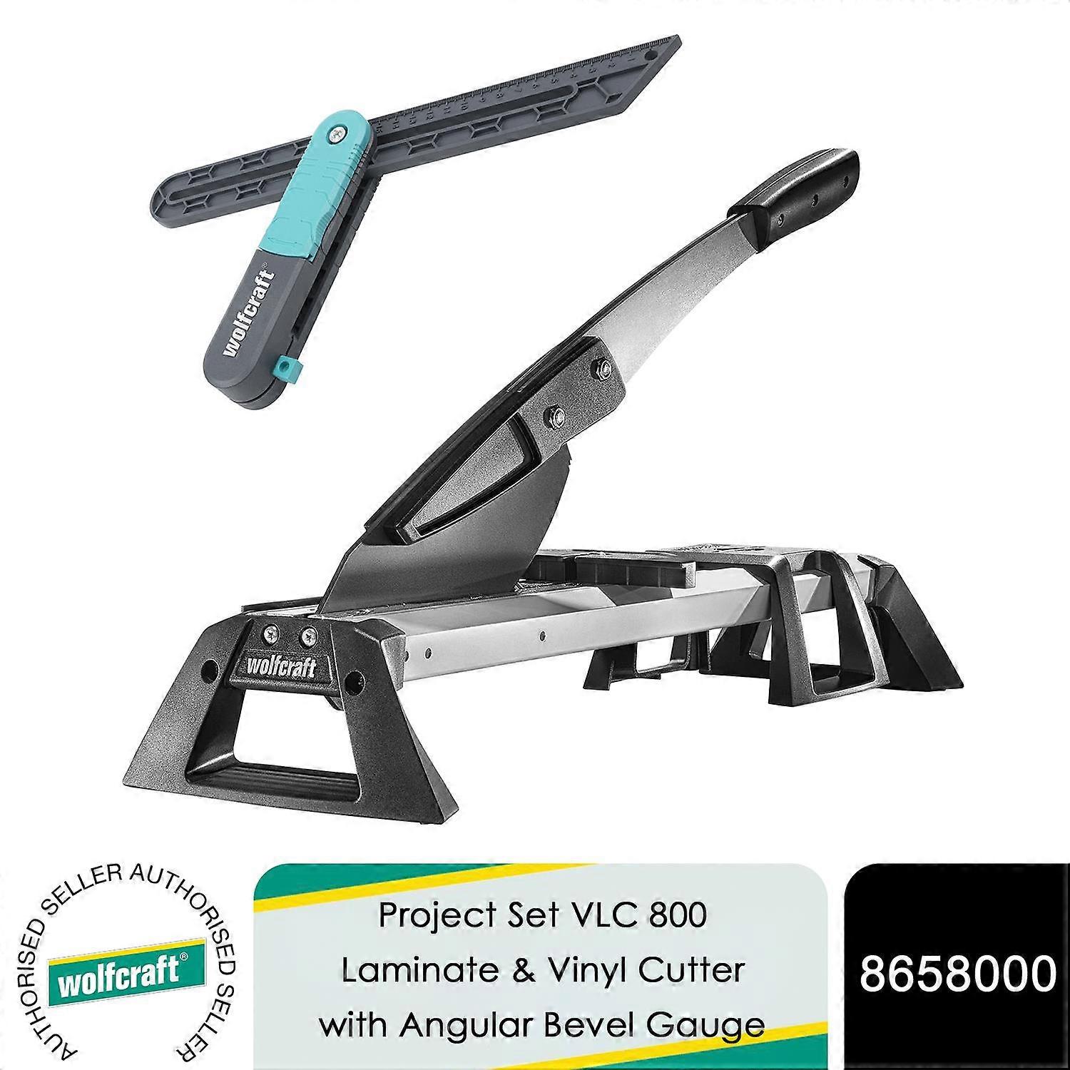 Wolfcraft Project Set VLC 800 Laminate & Vinyl Cutter with Angular Bevel Gauge