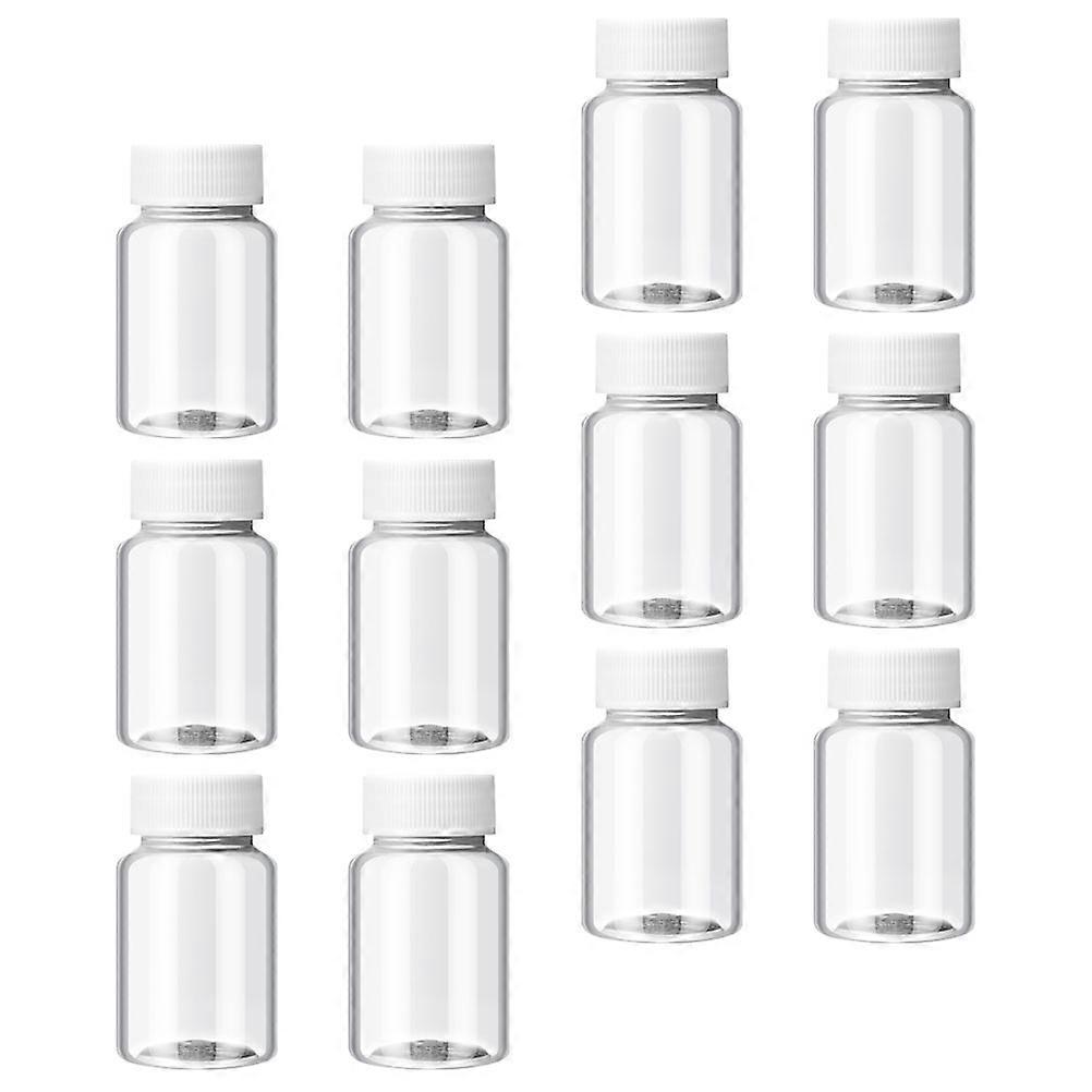 12pcs Small Bottles Empty Juice Bottles Clear Homemade Beverages Bottles