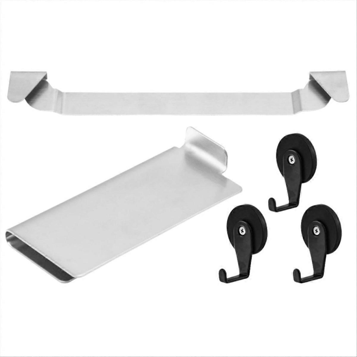 For 5188 Rear Grease Gate, 3 Magentic Hooks and Tool Combo, Flat Top Griddle Accessories