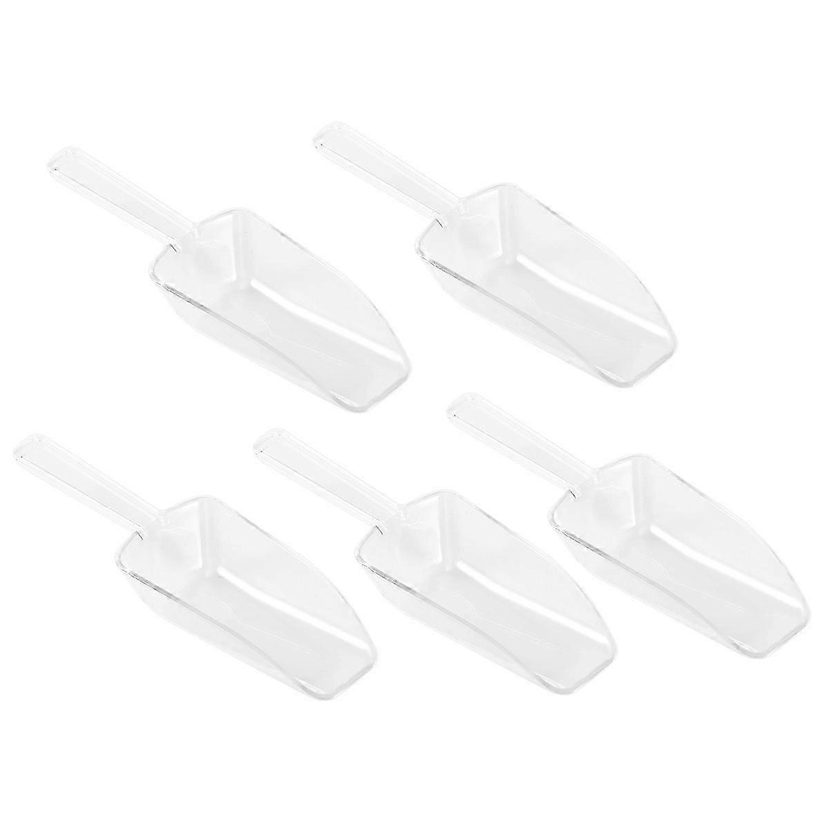 5 stuks vriezer mini helder plastic ijsschep 1 kopje maatschep popcorn schep plastic ijsschep eetlepels