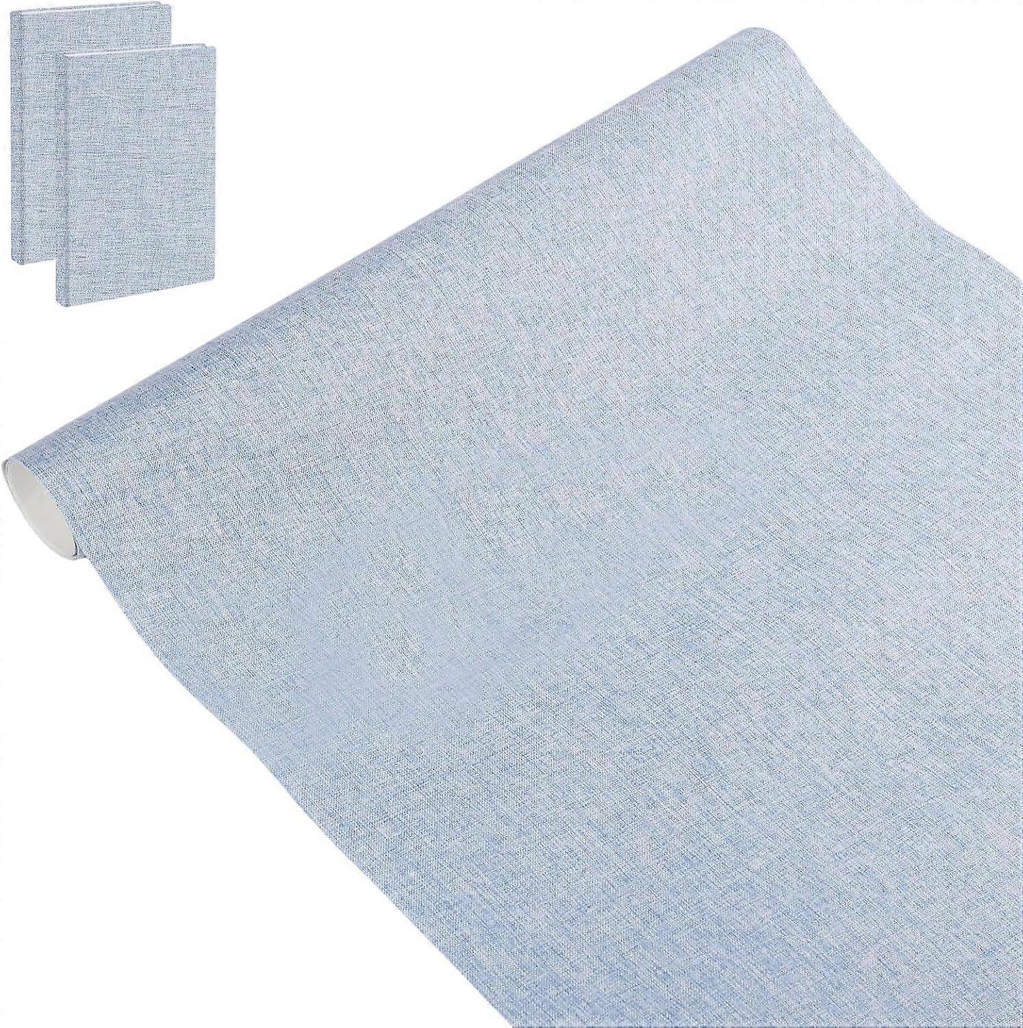 Gainsboro Book Cloth for Book Binding 40x17inch Polyester Fabric Paper Backed Washable and Reusable Protective Cover Book Binding Materials for Adult 