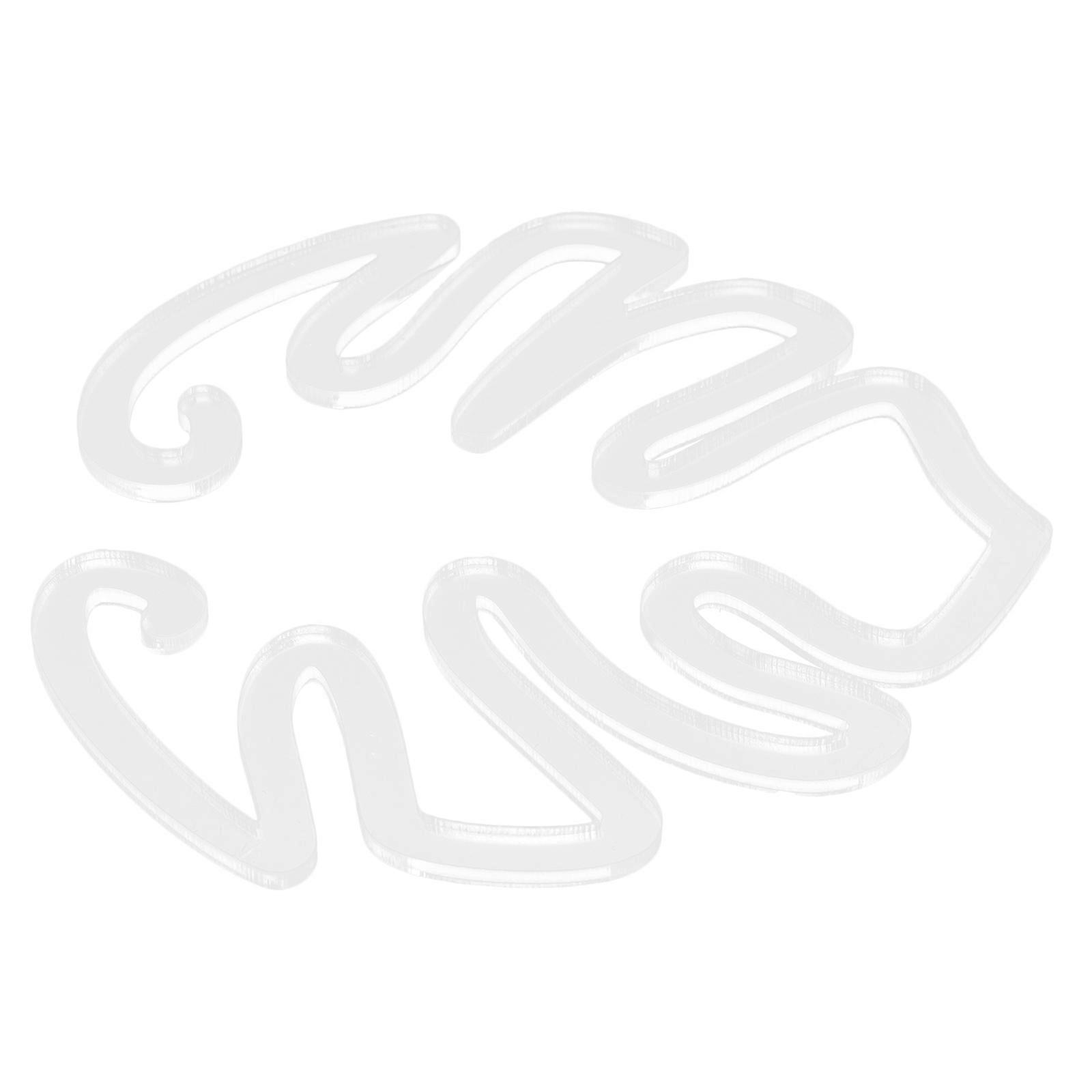 Transparent Flower Stem Support Holder for Monstera Plant Stem