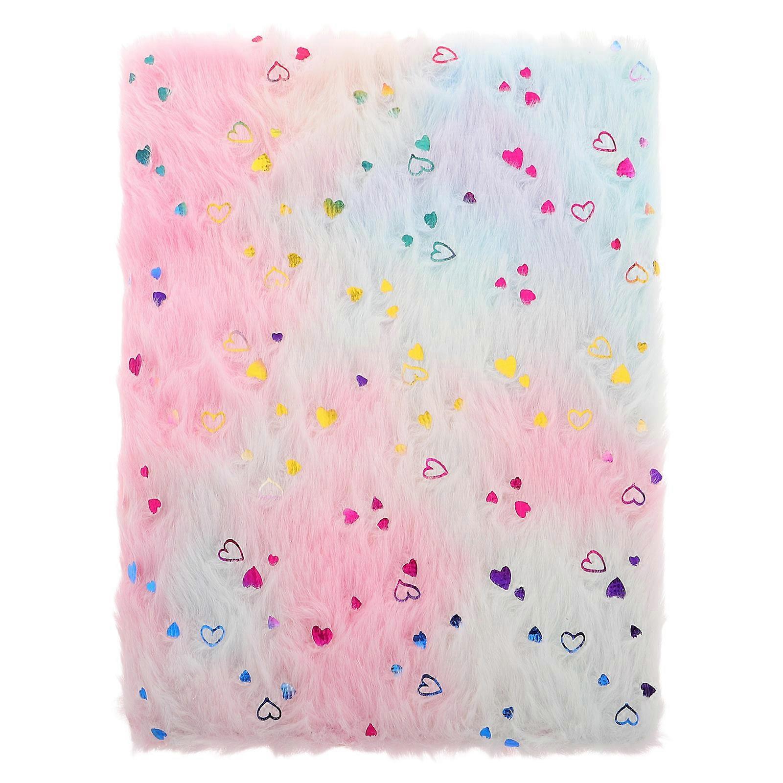 Student Handwriting Plush Diary Book for Planning Cute Multi-Use Notebook