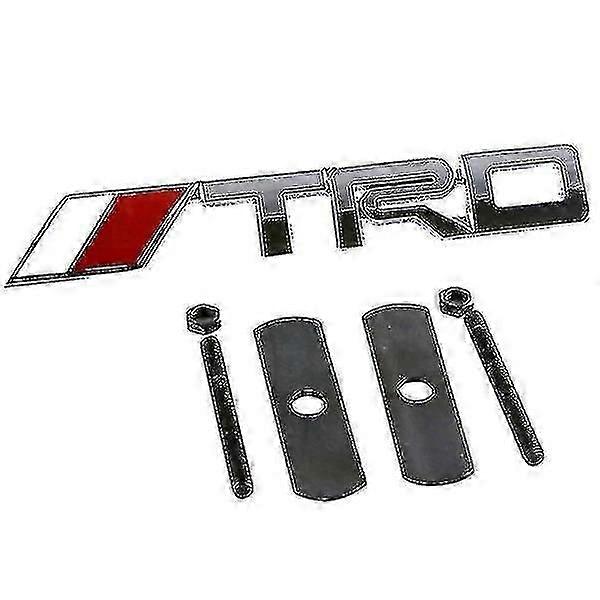 3D Metal TRD Logo Grille Emblem for Car Front