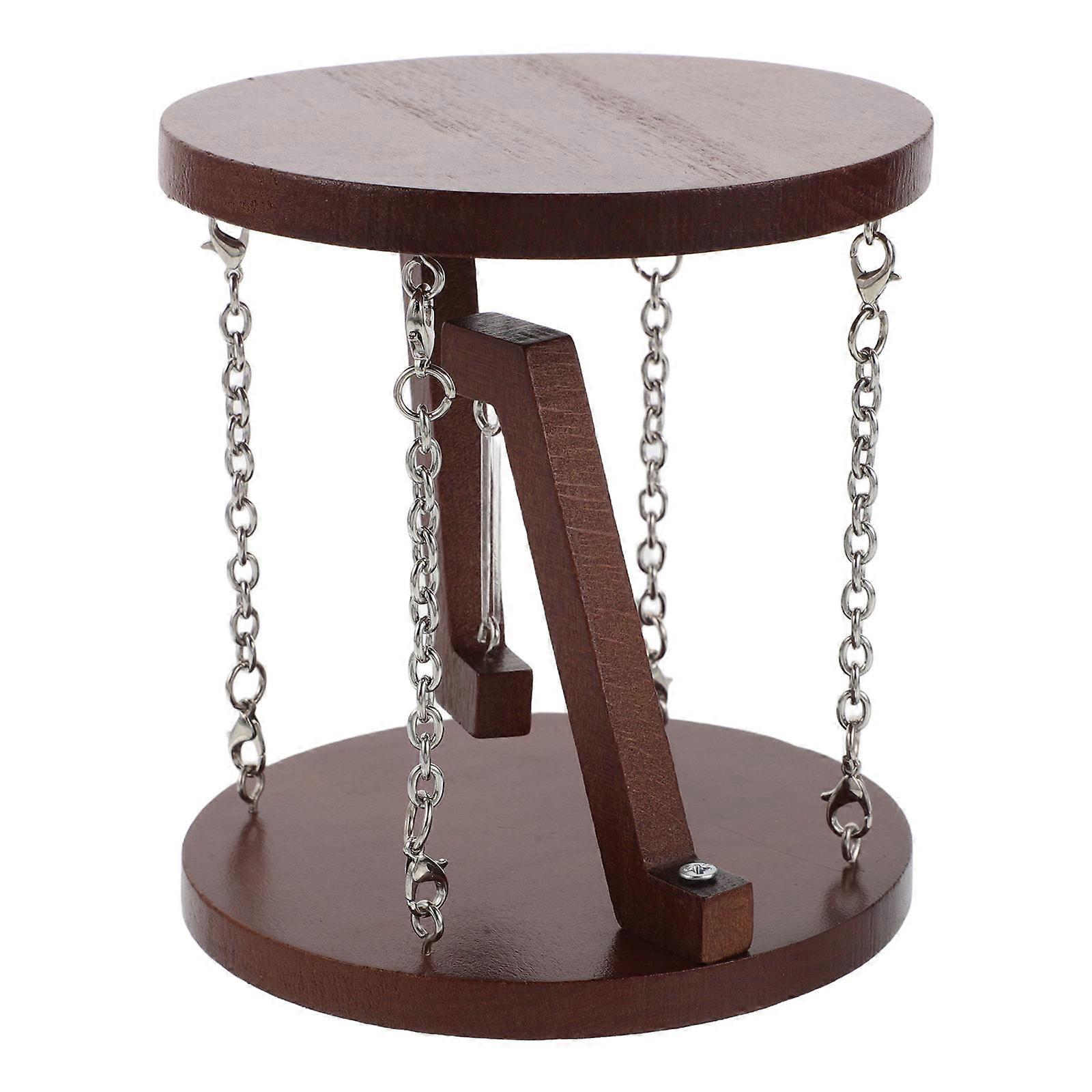 Wooden Sculpture Creative Physics Model Floating Table Model For Office Table Decoration Wooden Table Shelf