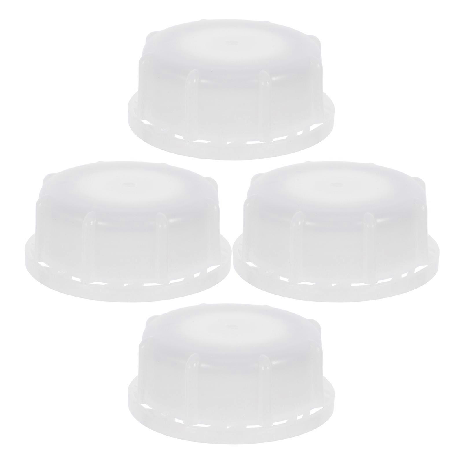 Thickened Plastic Outer Lid Leak-Proof Caps for Chemical Storage 4Pcs