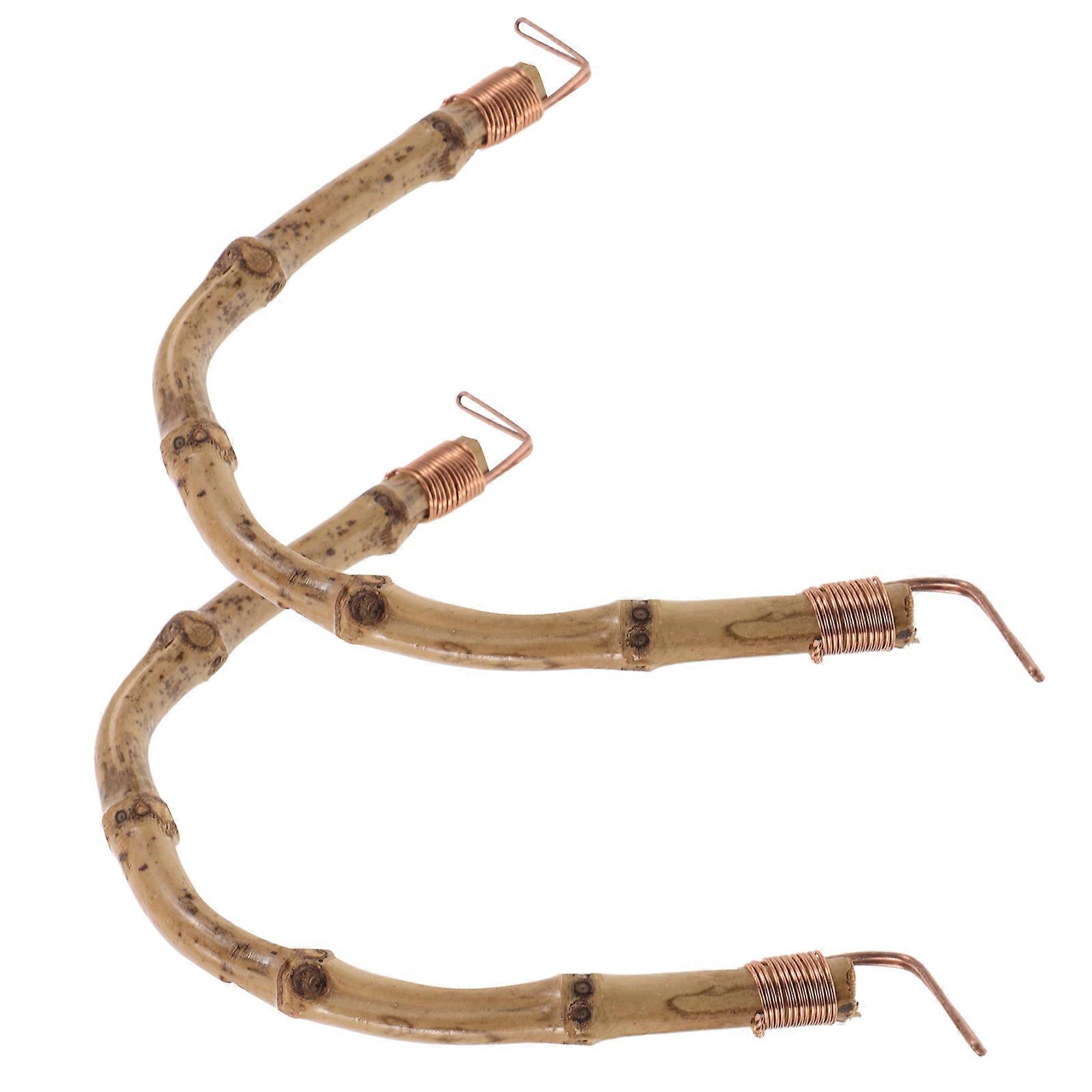 Teapot Handle Replacement for Home Use Bamboo Grip Beige