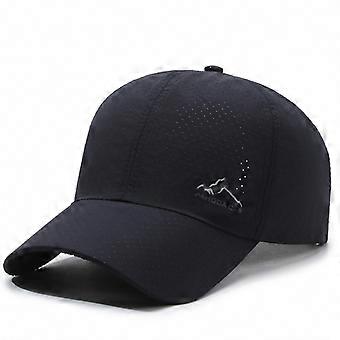 Sommerliche, schnelltrocknende Outdoor-Sonnenschutzkappe für Herren, atmungsaktive, perforierte Baseballkappe aus Vollmesh, bedruckte Bergmütze
