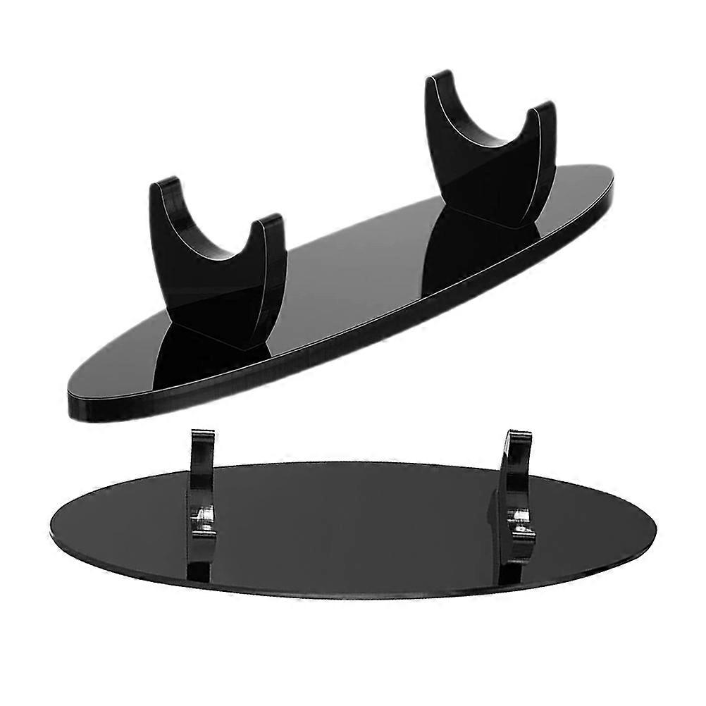 Acrylic Pen Display Stand for Storage Use 2Pcs Black Pencil Holder