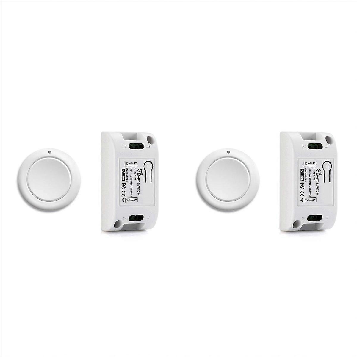 Smart Home Wireless Light Switch 433 MHz Remote Control AC 110V