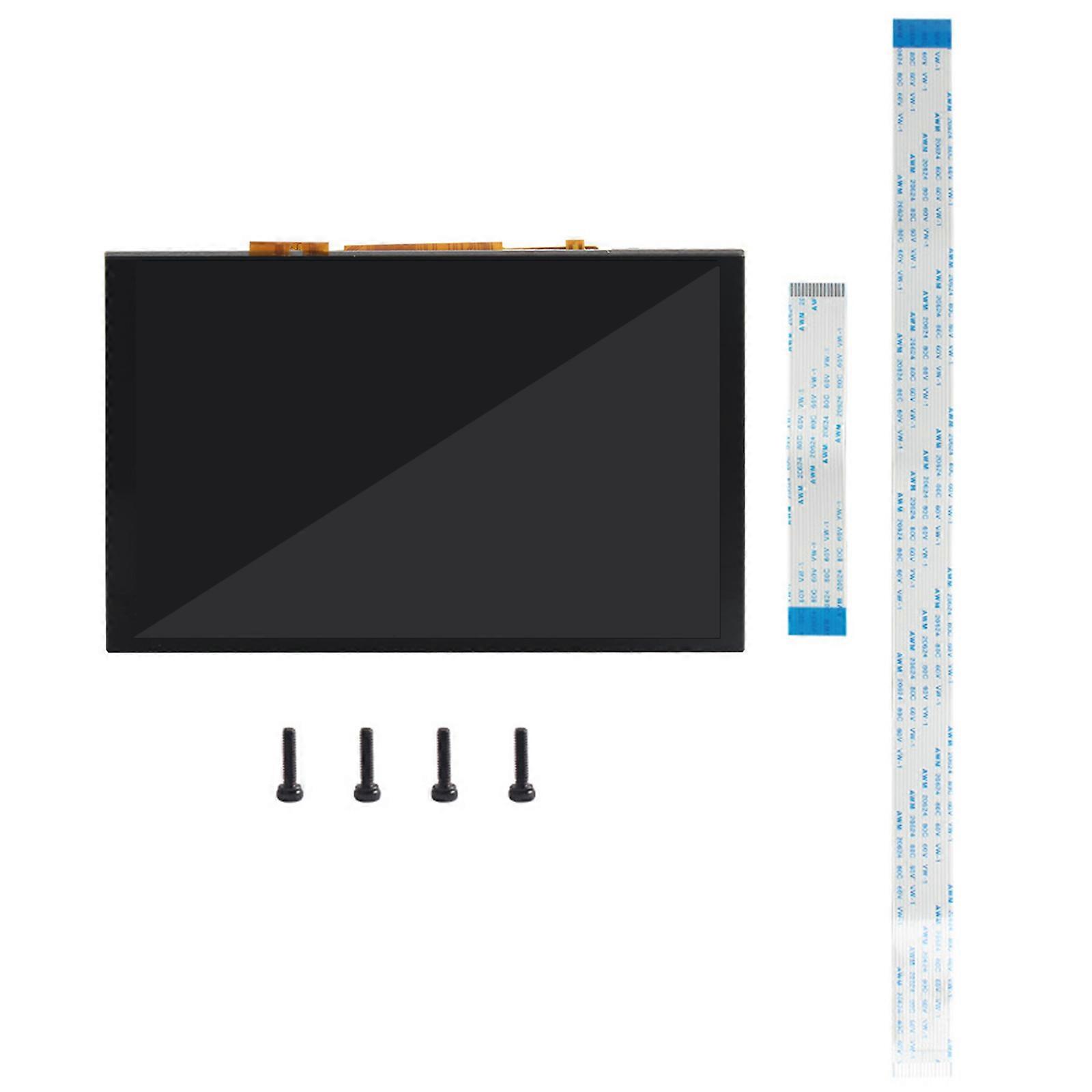5" Touch Display, High Clarity 800x480 LCD Screen for 4B/3B+/3A+/3B/2B Maker Multicolor
