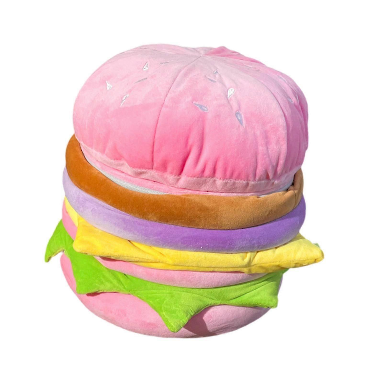 Hamburger Shaped Stool Shoe Changing Stool Decorative Lightweight Comfortable